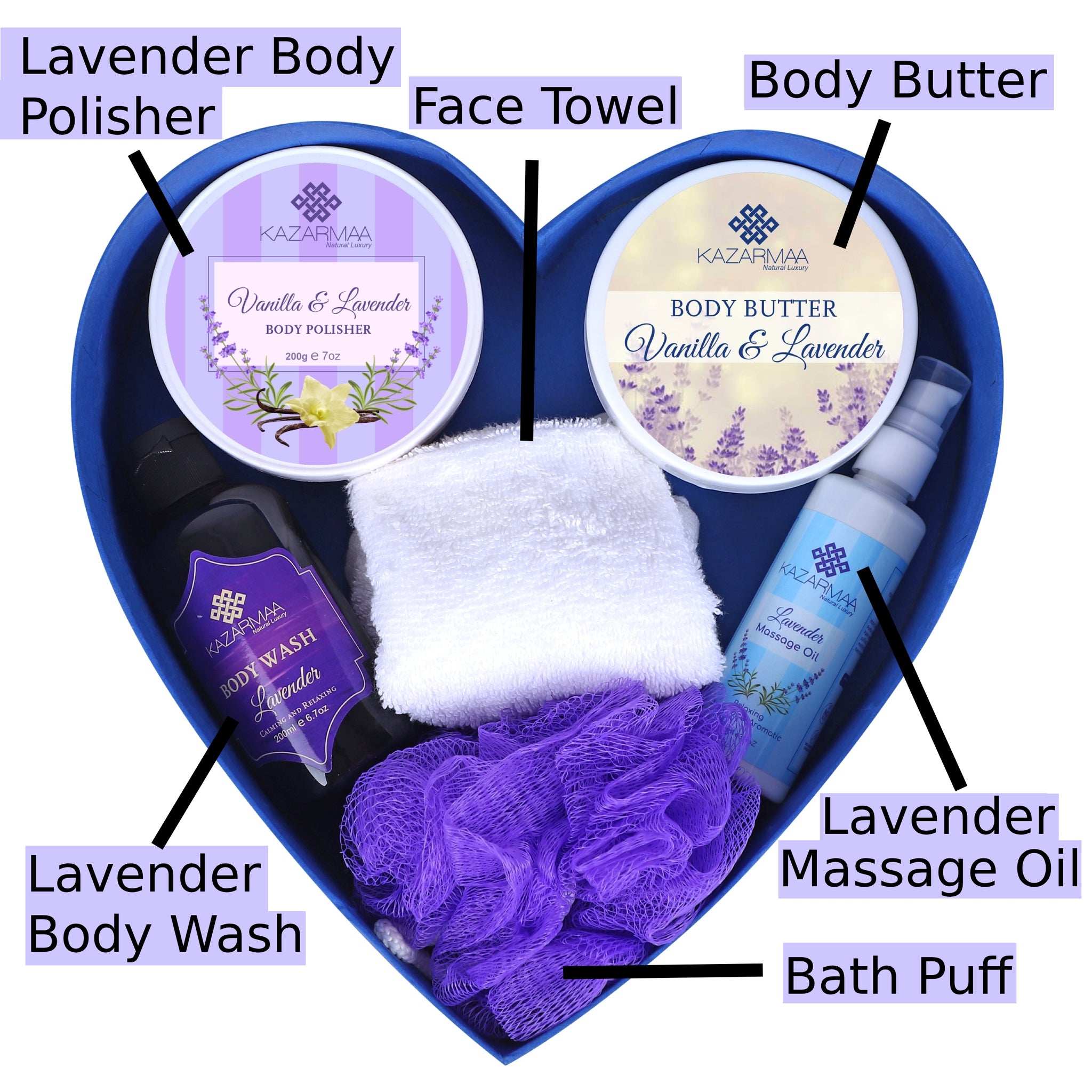 Kazarmaa Lavender Love Complete Skin Therapy Gift Set