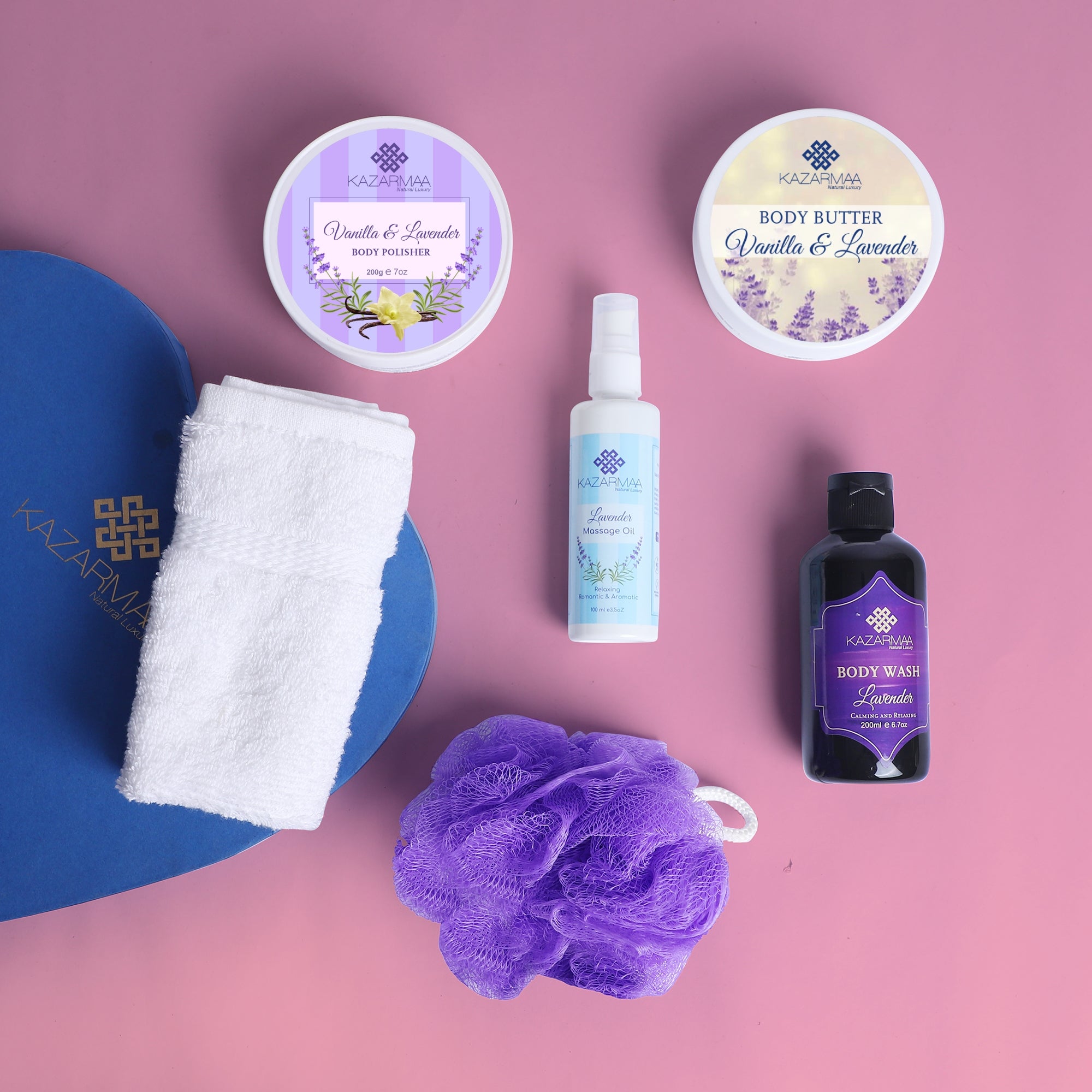 Kazarmaa Lavender Love Complete Skin Therapy Gift Set