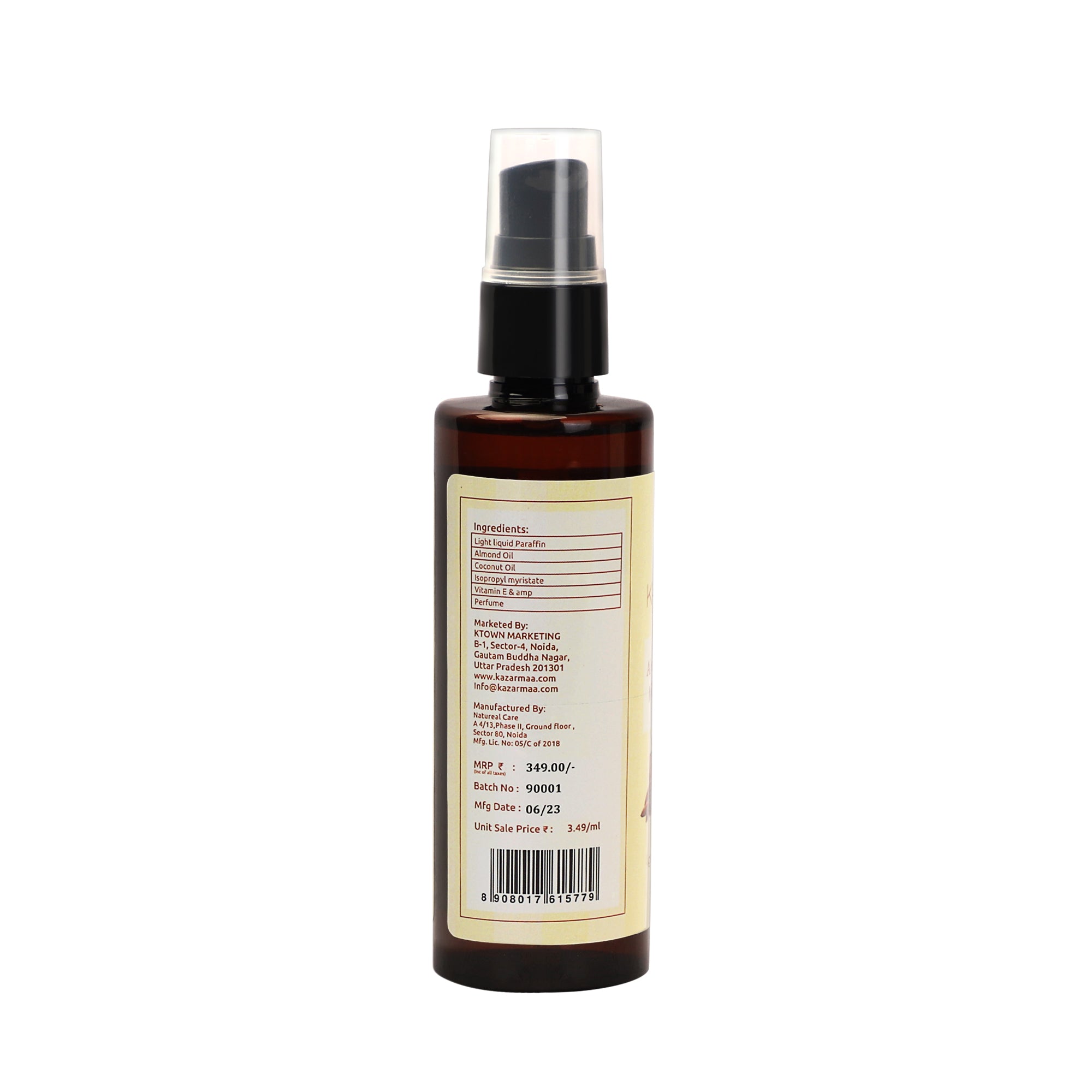 Kazarmaa Almond & Coconut Massage Oil -100ml