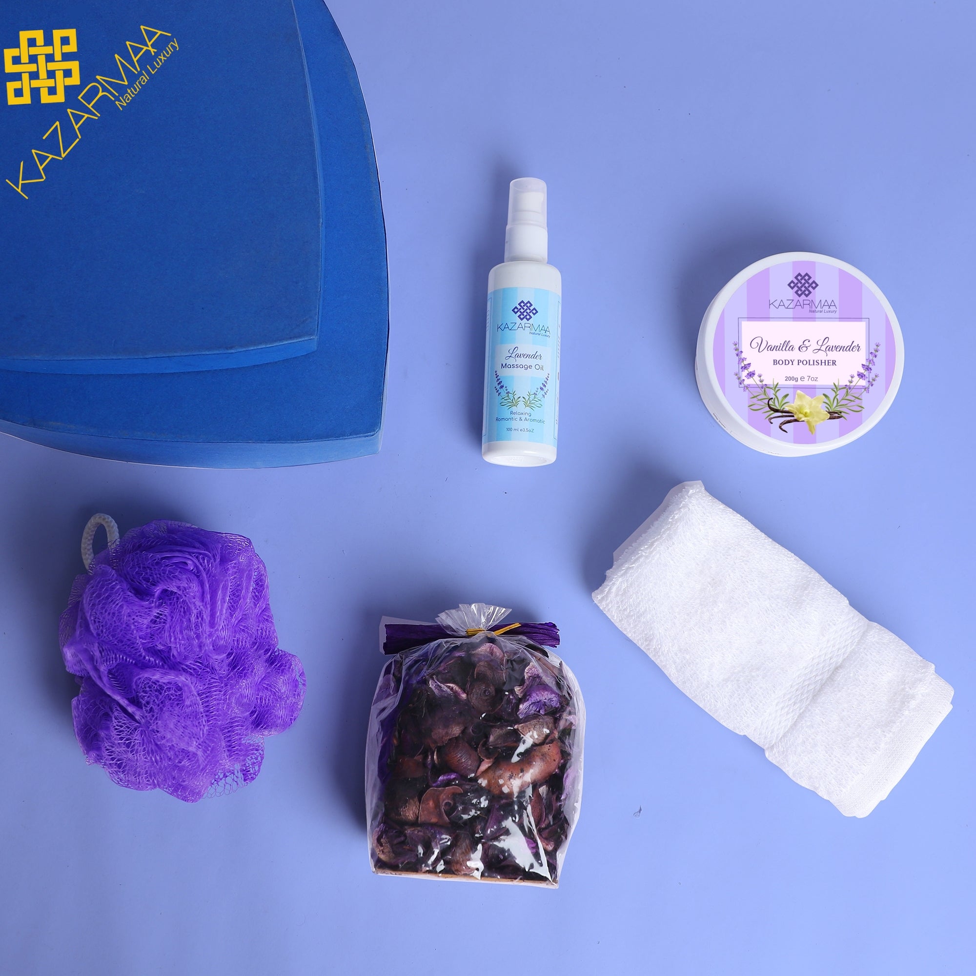 Kazarmaa Lavender Love Cleansing and Relaxing Gift Set