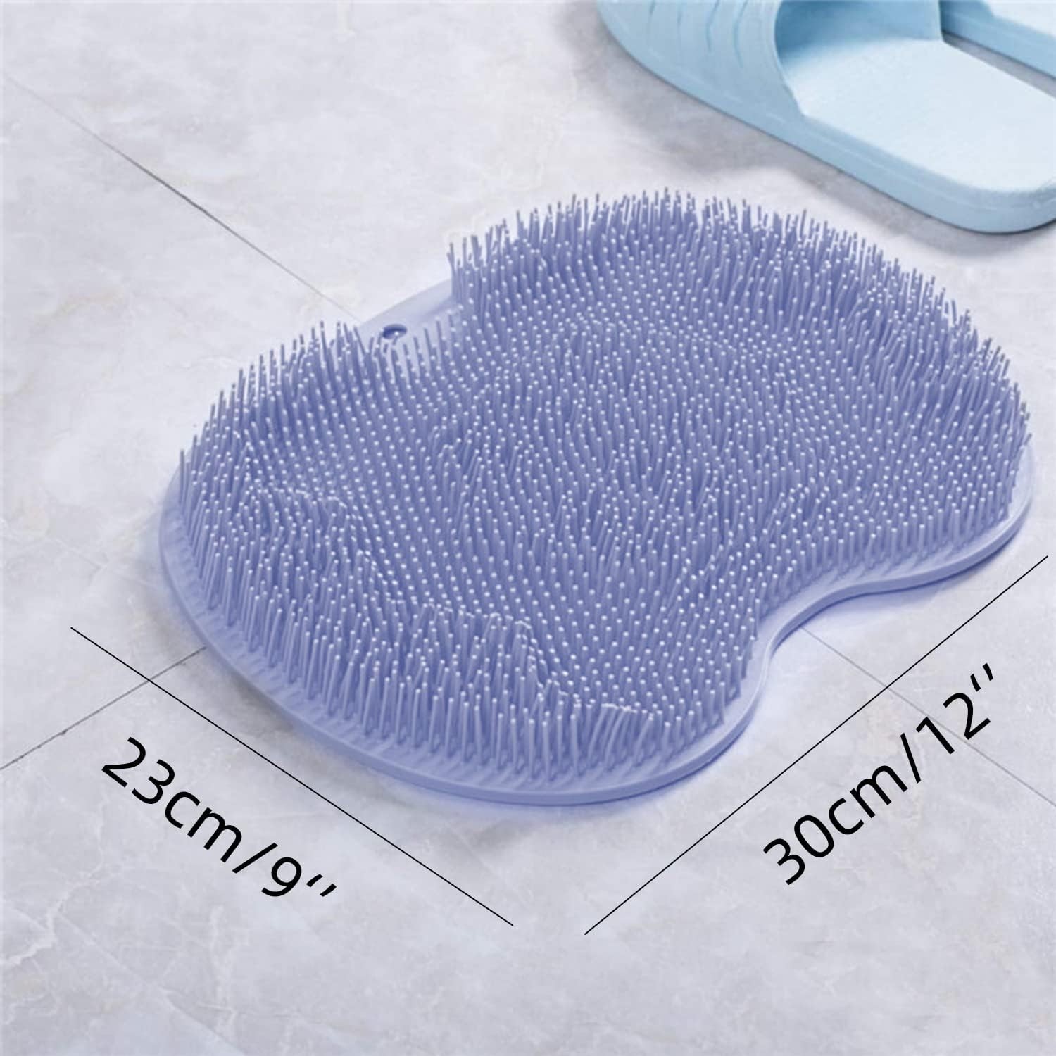 Kazarmaa Shower, Back & Foot Scrubber, Silicone Bath Foot Mat Exfoliating Dead Skin Foot Brush