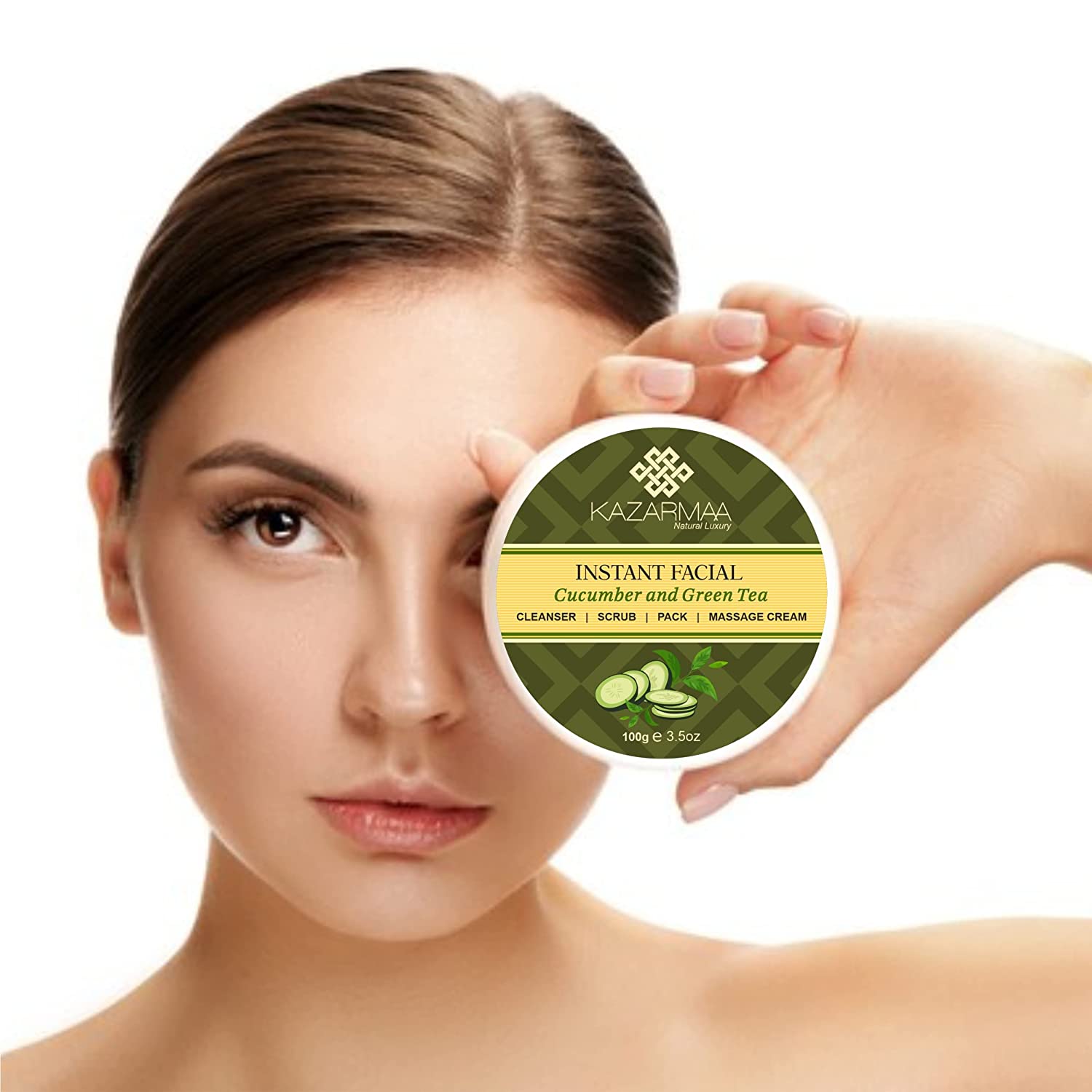 Cucumber and Green Tea Face Scrub - 100gm