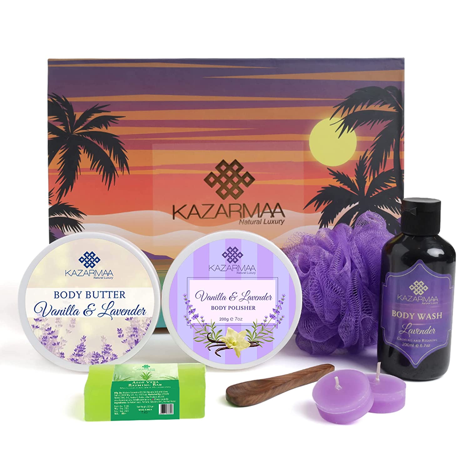 Lavender Skin Care Gift Set (Pack of 7)