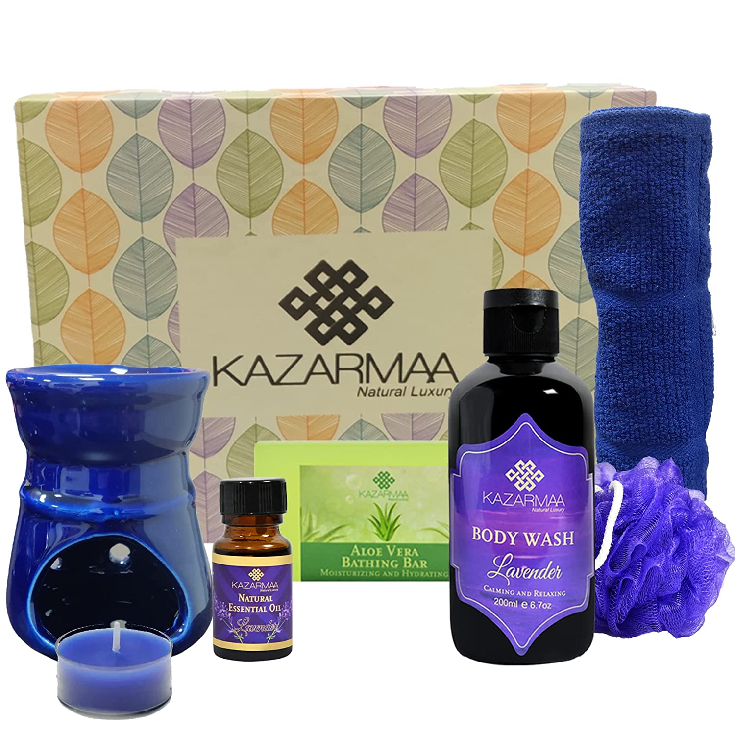 Lavender Bath & Spa Gift Box (Pack of 7)