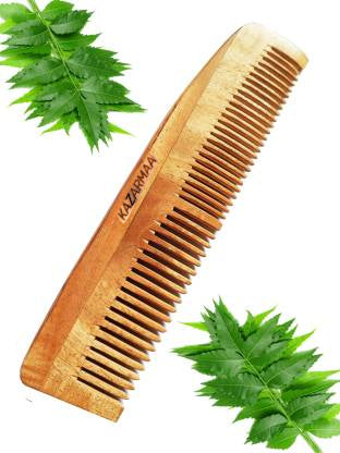 100% Natural Kacchi Neem wood Comb