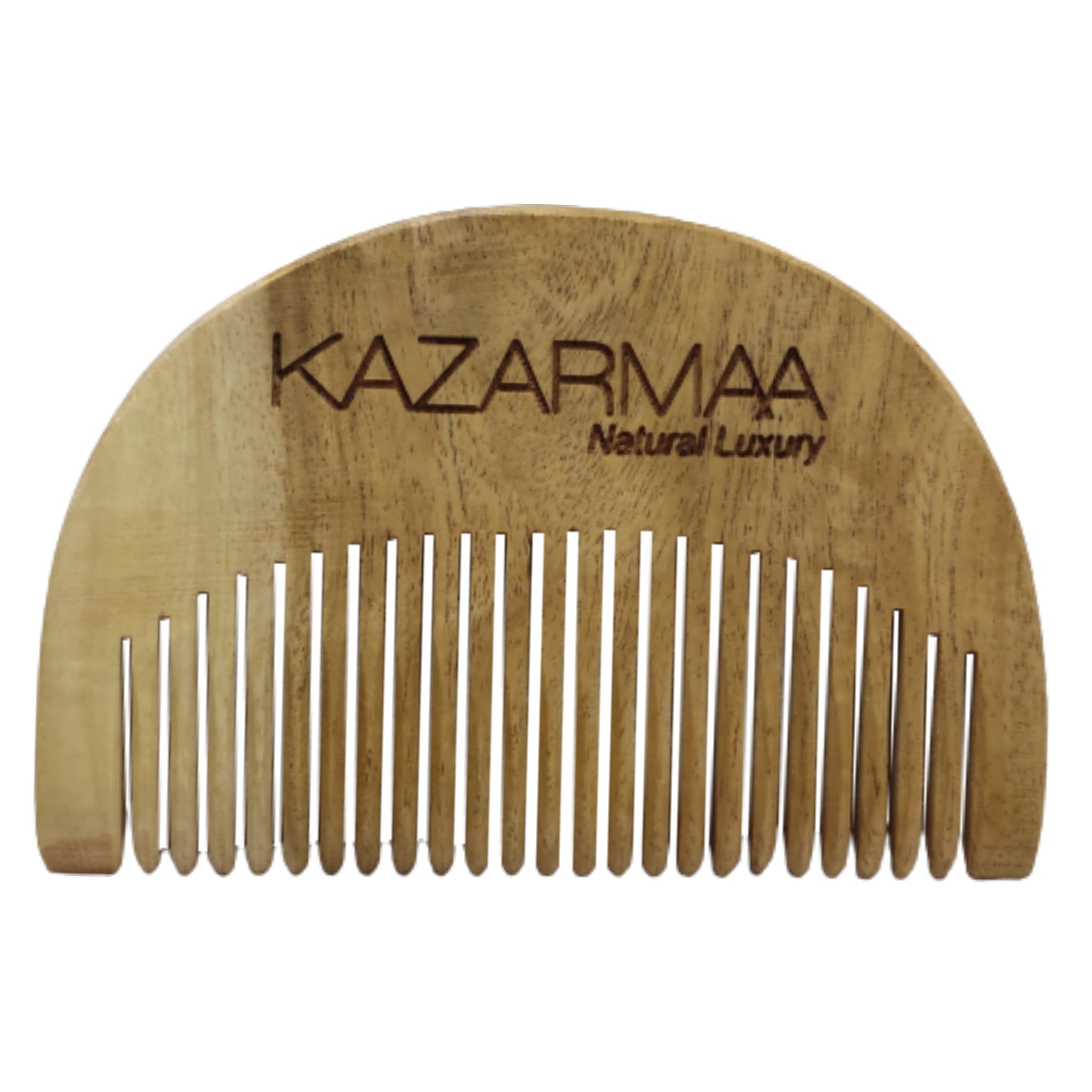 Kazarmaa Pocket Comb Natural Neem Wood Beard Comb